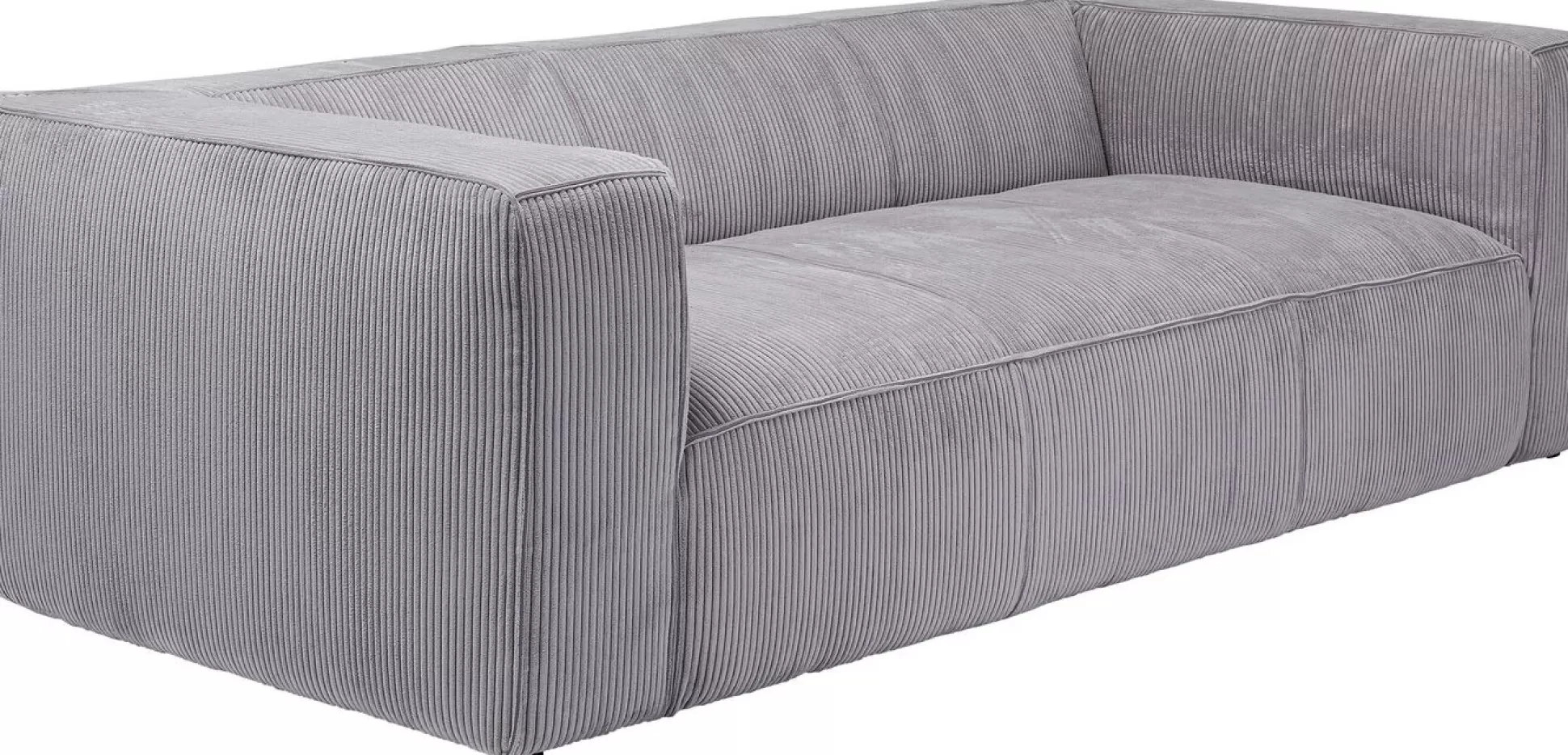Online Bank Cubetto Cord 3-Zits Light Grey 220Cm Bankstellen