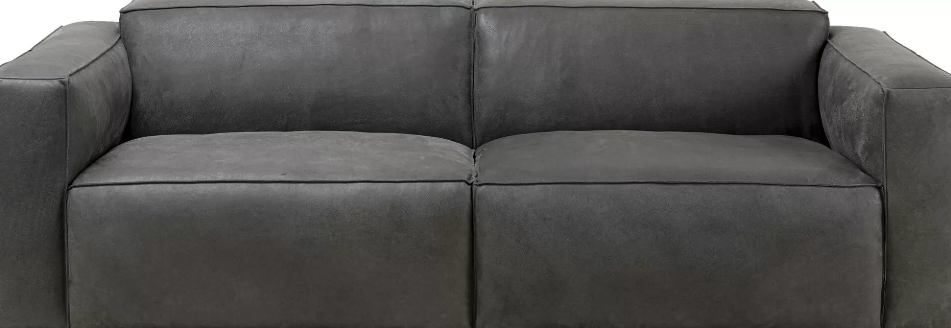 Best Sale Bank Henry 3-Zits Leather Grey Bankstellen