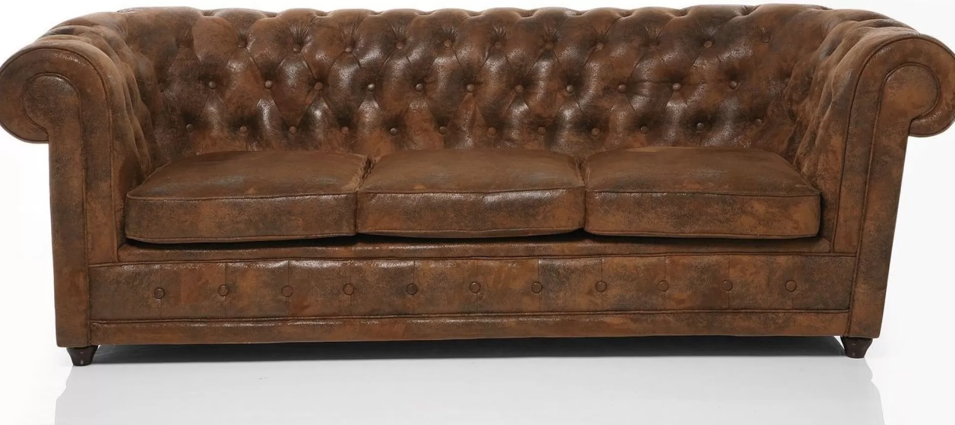 Outlet Bank Oxford 3-Zits Vintage Smart Bankstellen