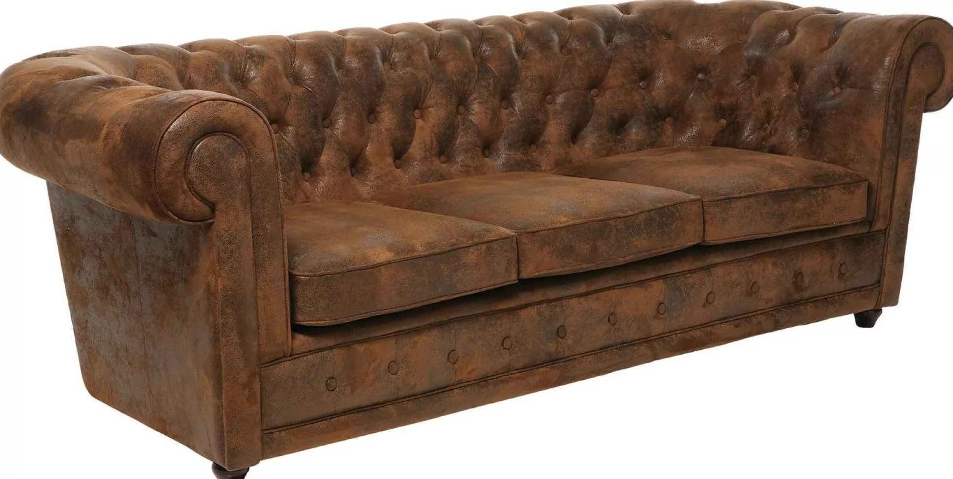 Outlet Bank Oxford 3-Zits Vintage Smart Bankstellen