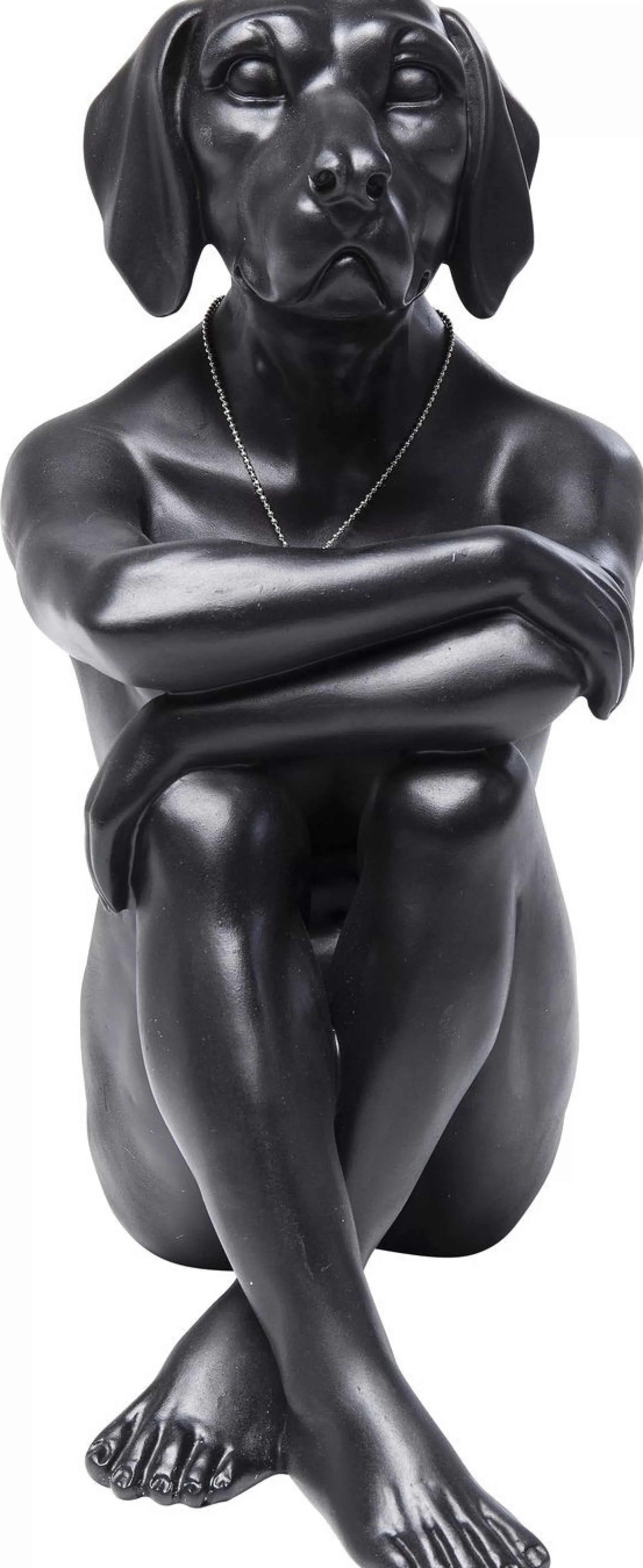 Shop Decofiguur Gangster Dog Zwart Decoratieve Beelden