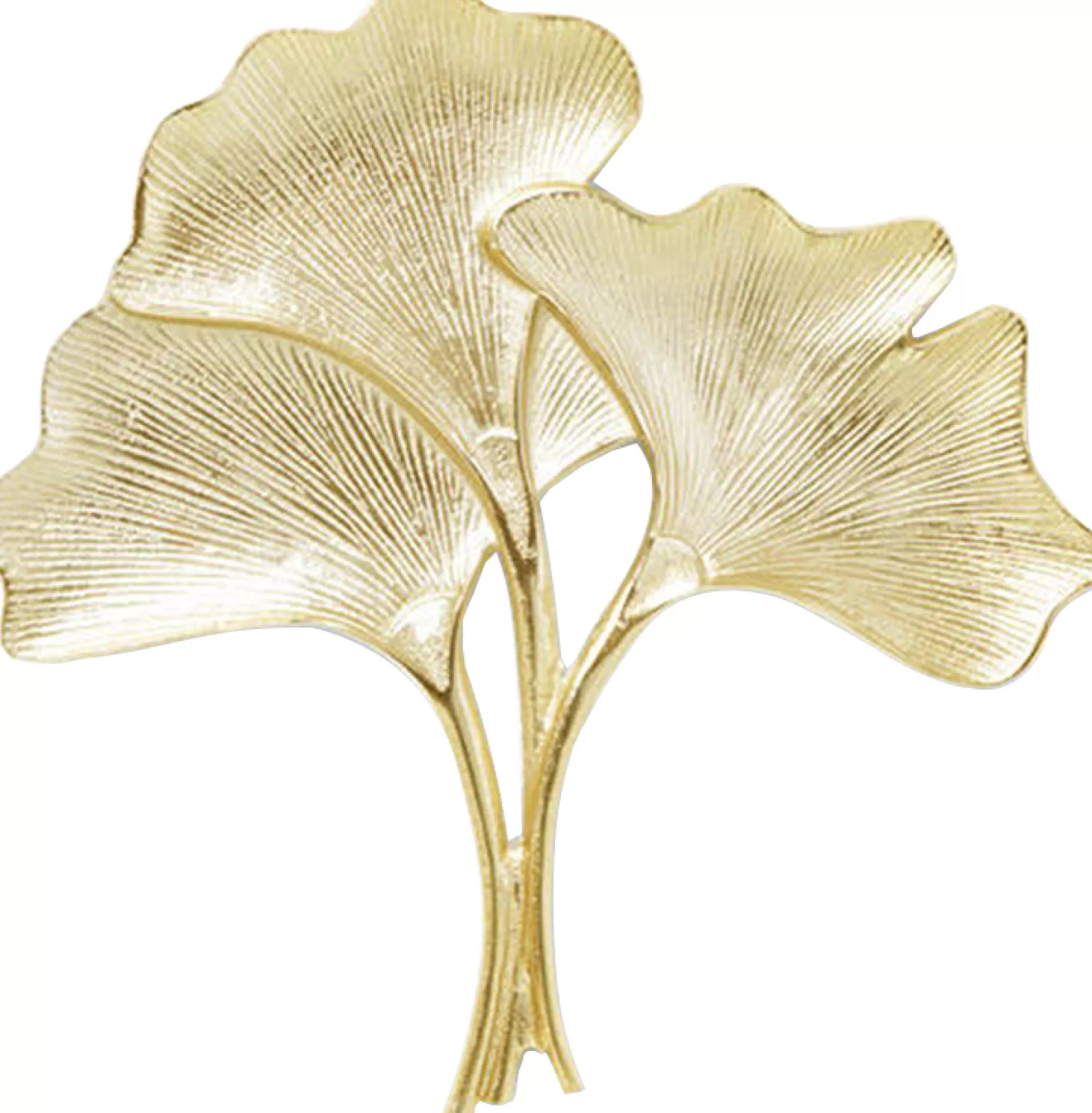 New Wanddecoratie Ginkgo Goud Klein Wanddecoraties